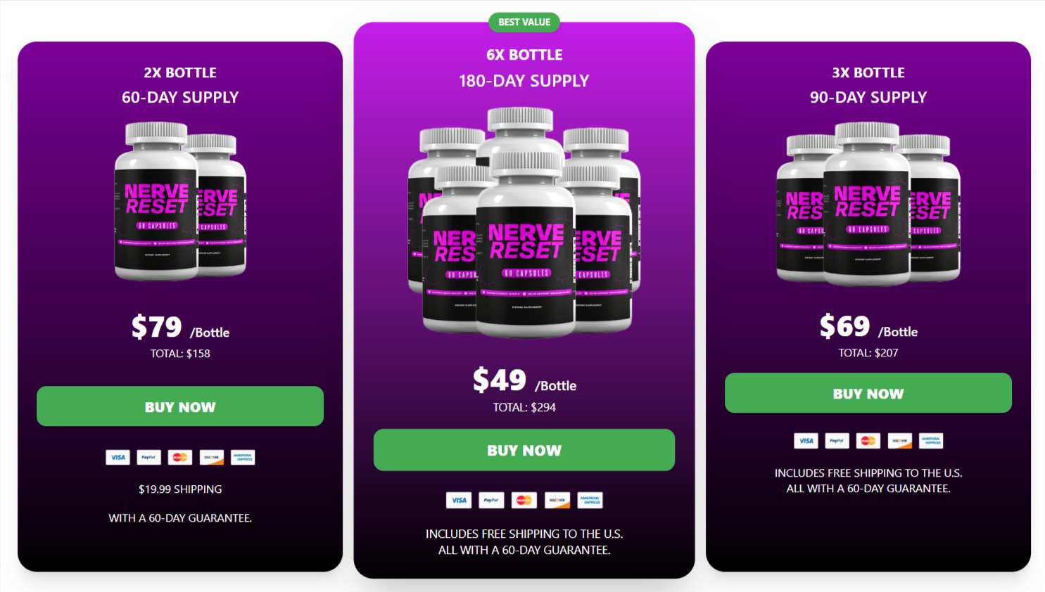 NerveReset Pricing
