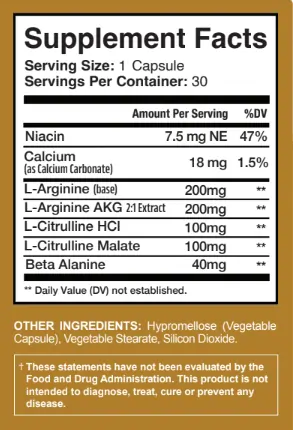 MemoHoney Ingredients