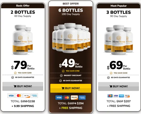 MemoHoney Price