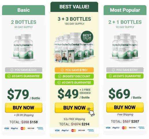 OxyDental Pro price