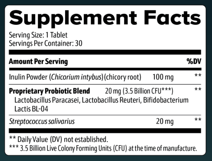 Synaptigen supplement facts