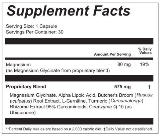 Tinnoril Supplement Fact