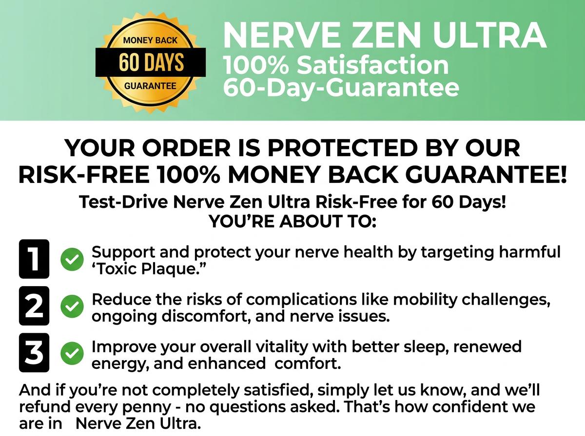 Nerve Zen Ultra 60 day of money back